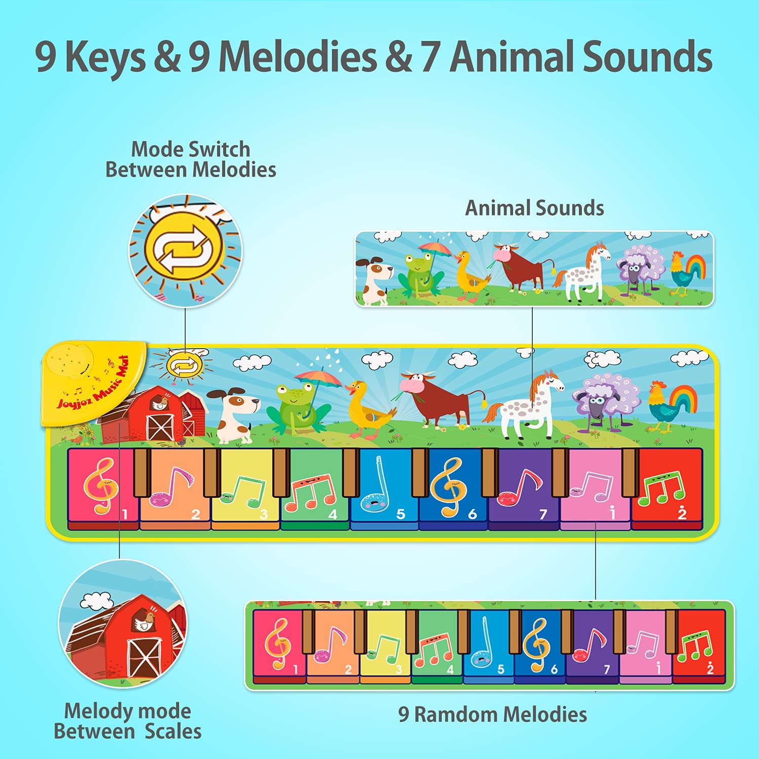 Joyjoz Baby Musical Mats mrbigbuy